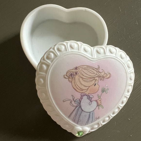 Vintage Precious Moments Trinket Box | August - Picture 3 of 3